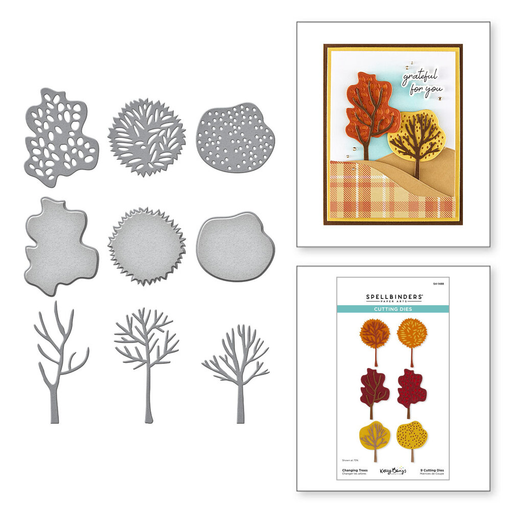 Spellbinders Autumn Archives Etched Dies Changing Trees (S4-1488) Spellbinders Autumn Archives Etched Dies Changing Trees (S4-1488)
