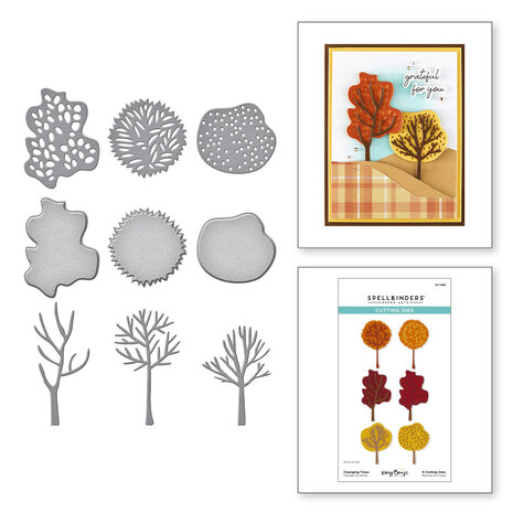 Spellbinders Autumn Archives Etched Dies Changing Trees (S4-1488) Spellbinders Autumn Archives Etched Dies Changing Trees (S4-1488)