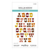Spellbinders Autumn Archives Etched Dies Autumn Alpha (S4-1487)