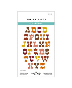 Spellbinders Autumn Archives Etched Dies Autumn Alpha (S4-1487) Spellbinders Autumn Archives Etched Dies Autumn Alpha (S4-1487)