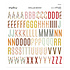 Autumn Archives Chipboard Alphabet Stickers (SCSE-022) Autumn Archives Chipboard Alphabet Stickers (SCSE-022)