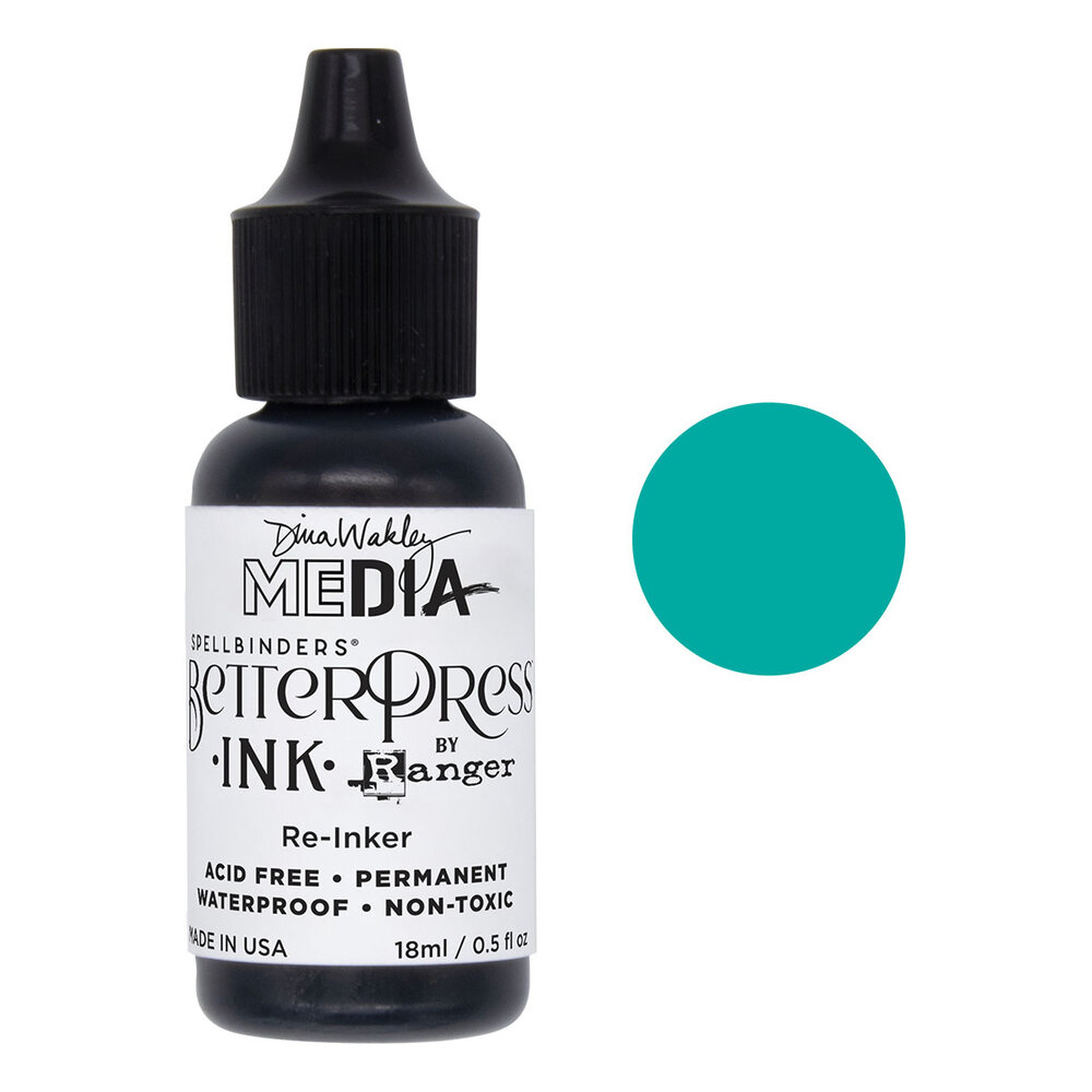 Spellbinders BetterPress Ink Reinker Malachite (BPI-051) Spellbinders BetterPress Ink Reinker Malachite (BPI-051)