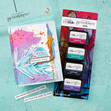 Spellbinders BetterPress Ink Mini Set Happy (BPI-049) Spellbinders BetterPress Ink Mini Set Happy (BPI-049)