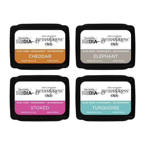 Spellbinders BetterPress Ink Mini Set Dina's Faves (BPI-044) Spellbinders BetterPress Ink Mini Set Dina's Faves (BPI-044)