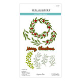 Spellbinders Texture & Foliage Etched Dies Seasonal Wreath Foliage (S6-259)