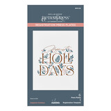 Spellbinders City Holiday Press Plate Set Happiest Holidays Registration (BPR-032) Spellbinders City Holiday Press Plate Set Happiest Holidays Registration (BPR-032)