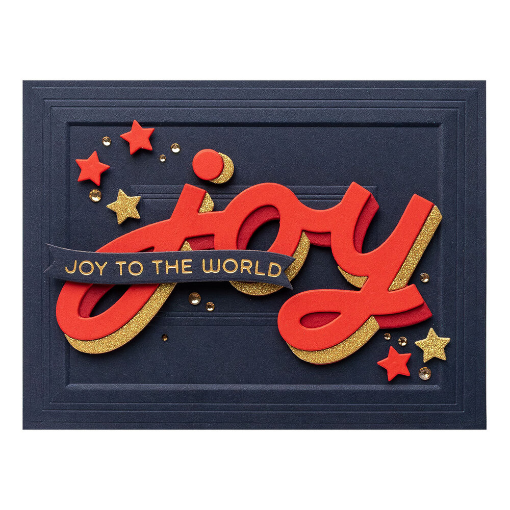 Spellbinders City Holiday Etched Dies Shadow Joy (S5-699) Spellbinders City Holiday Etched Dies Shadow Joy (S5-699)