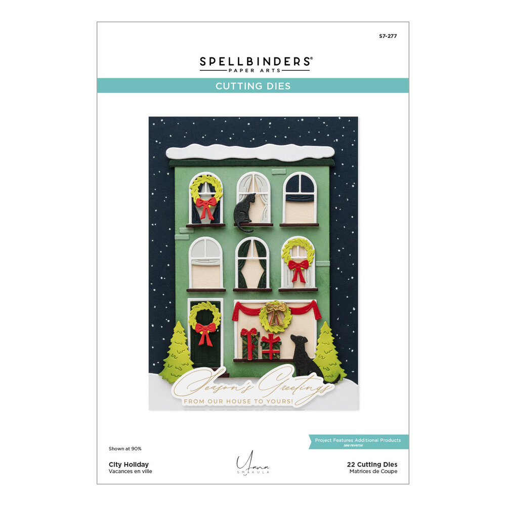 Spellbinders City Holiday Etched Dies City Holiday (S7-277) Spellbinders City Holiday Etched Dies City Holiday (S7-277)