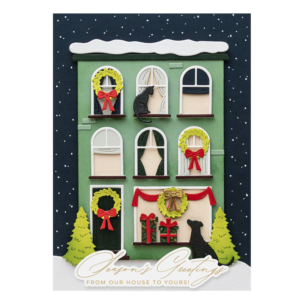 Spellbinders City Holiday Etched Dies City Holiday (S7-277) Spellbinders City Holiday Etched Dies City Holiday (S7-277)