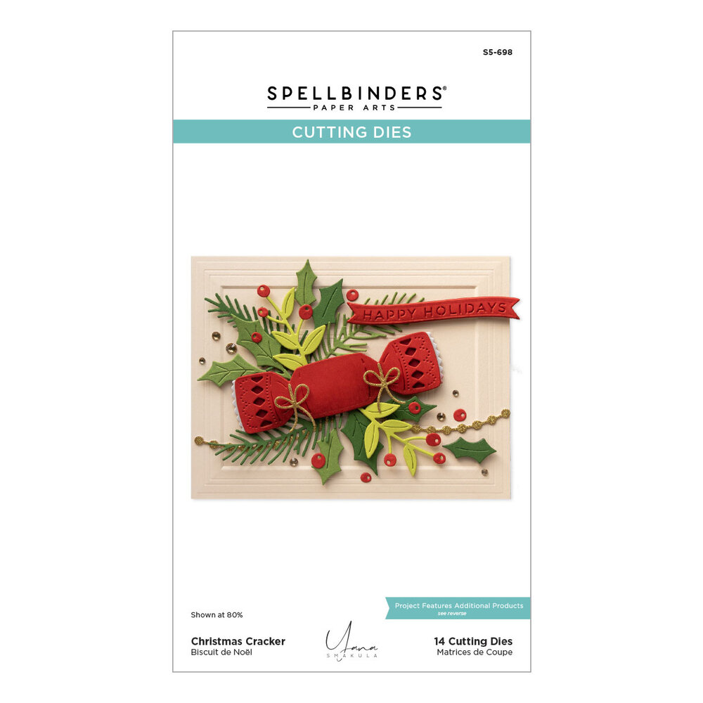Spellbinders City Holiday Etched Dies Christmas Cracker (S5-698) Spellbinders City Holiday Etched Dies Christmas Cracker (S5-698)