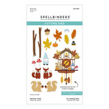 Spellbinders Cuckoo Cottage Etched Dies Harvest Time (S4-1473)