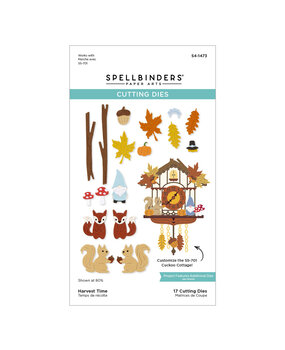Spellbinders Cuckoo Cottage Etched Dies Harvest Time (S4-1473) Spellbinders Cuckoo Cottage Etched Dies Harvest Time (S4-1473)