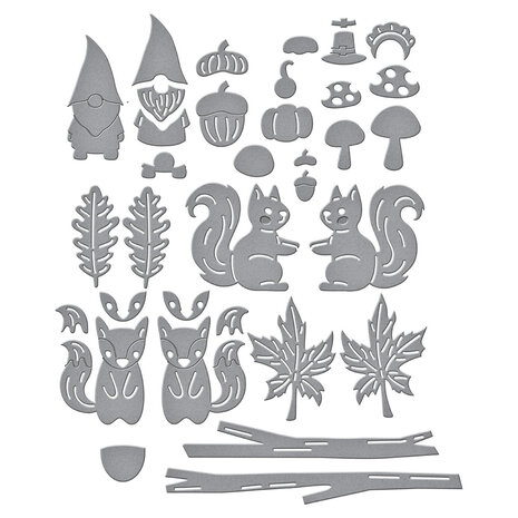 Spellbinders Cuckoo Cottage Etched Dies Harvest Time (S4-1473) Spellbinders Cuckoo Cottage Etched Dies Harvest Time (S4-1473)