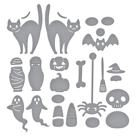 Spellbinders Cuckoo Cottage Etched Dies Halloween Tick Tock (S3-557) Spellbinders Cuckoo Cottage Etched Dies Halloween Tick Tock (S3-557)