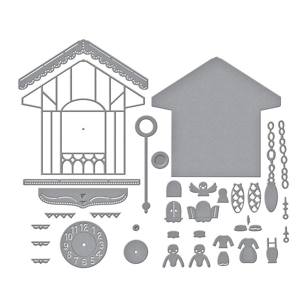 Spellbinders Cuckoo Cottage Etched Dies Cuckoo Cottage (S5-701) Spellbinders Cuckoo Cottage Etched Dies Cuckoo Cottage (S5-701)