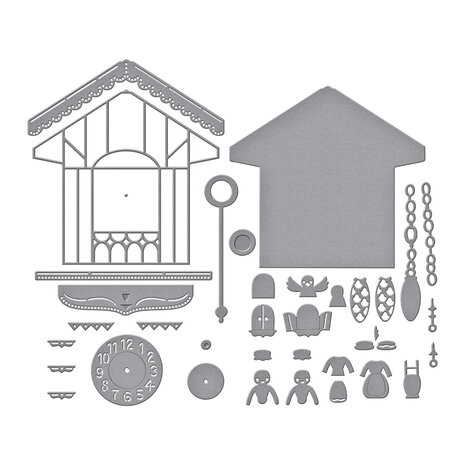 Spellbinders Cuckoo Cottage Etched Dies Cuckoo Cottage (S5-701) Spellbinders Cuckoo Cottage Etched Dies Cuckoo Cottage (S5-701)