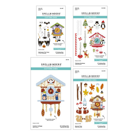 Spellbinders Cuckoo Cottage Die Bundle (BD-0987) Spellbinders Cuckoo Cottage Die Bundle (BD-0987)