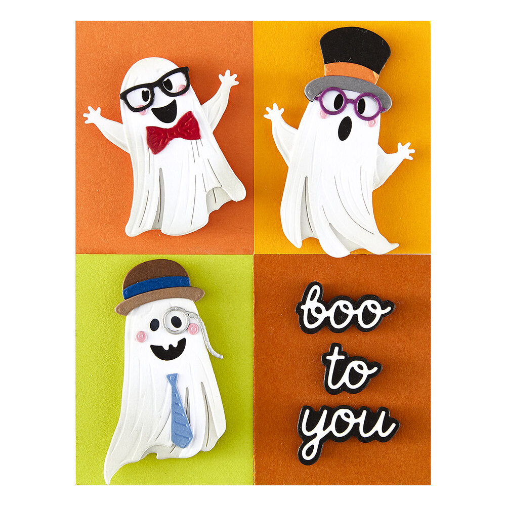 Spellbinders Spooktacular Etched Dies Boo Crew (S6-264) Spellbinders Spooktacular Etched Dies Boo Crew (S6-264)