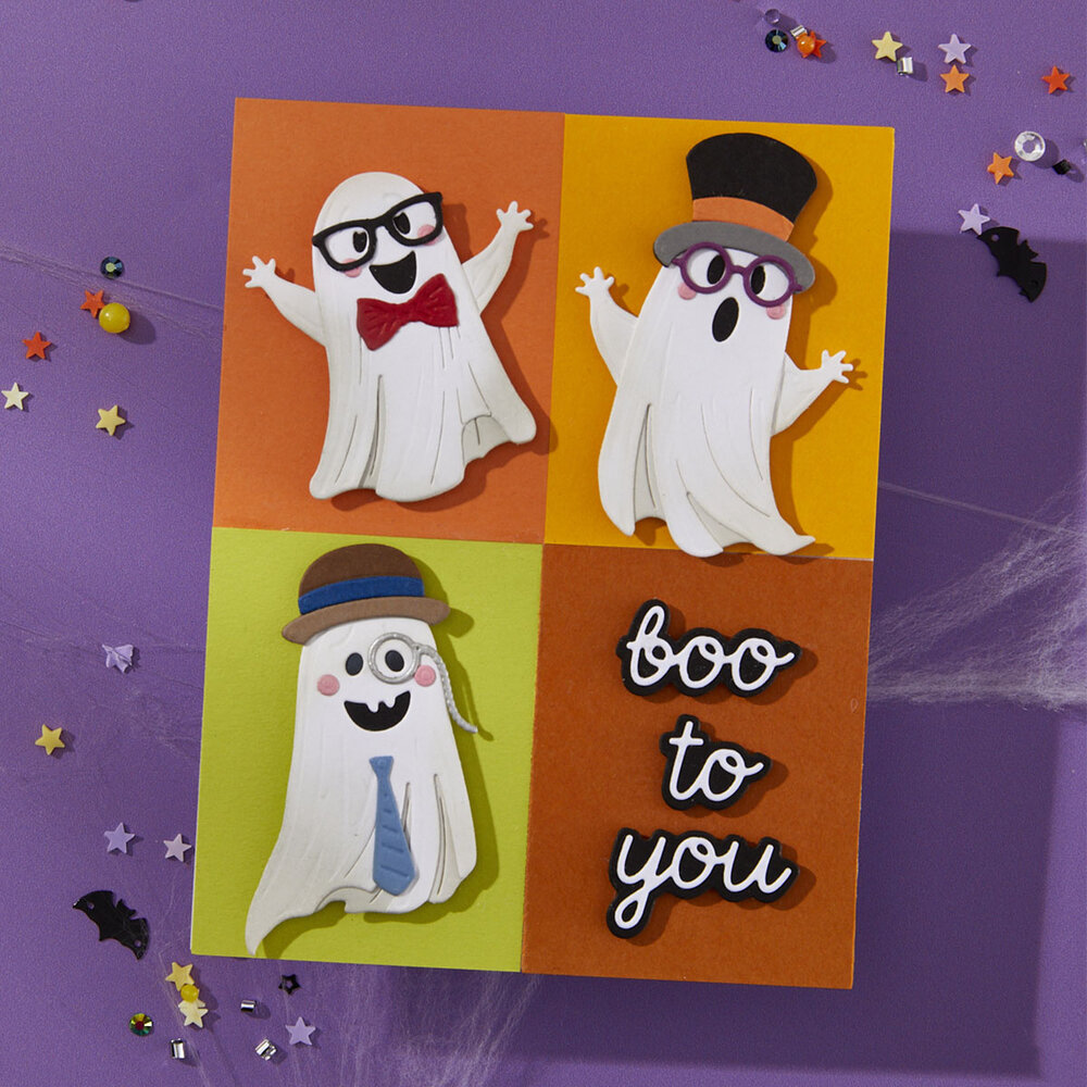 Spellbinders Spooktacular Etched Dies Boo Crew (S6-264) Spellbinders Spooktacular Etched Dies Boo Crew (S6-264)