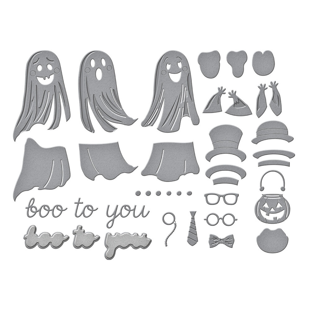 Spellbinders Spooktacular Etched Dies Boo Crew (S6-264) Spellbinders Spooktacular Etched Dies Boo Crew (S6-264)