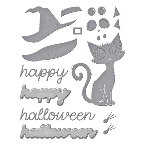 Spellbinders Spooktacular Etched Dies Bewitched (S4-1493) Spellbinders Spooktacular Etched Dies Bewitched (S4-1493)