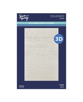 Spellbinders Spooktacular 3D Embossing Folder Damask (E3D-159)