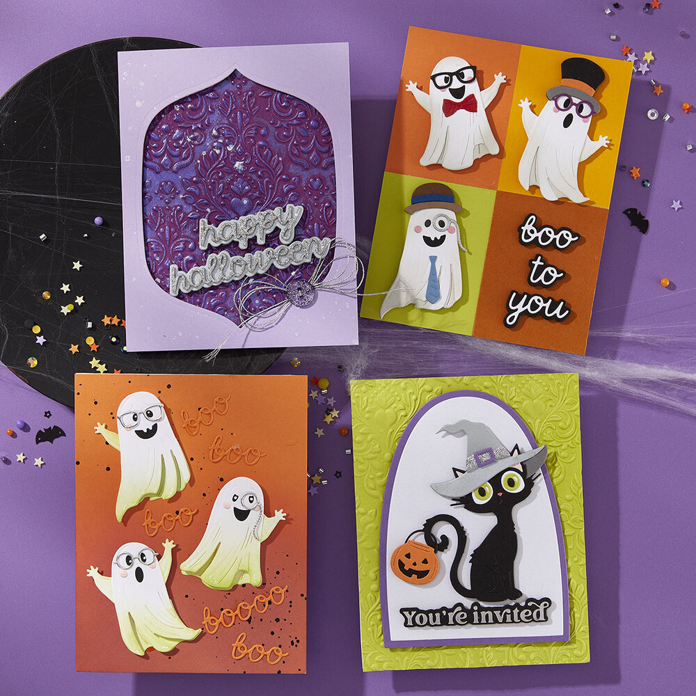 Spellbinders Spooktacular 3D Embossing Folder Damask (E3D-159) Spellbinders Spooktacular 3D Embossing Folder Damask (E3D-159)