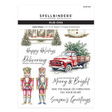 Spellbinders Simply Made Rub-On Sheets Joyful Wishes (SCSR-005)