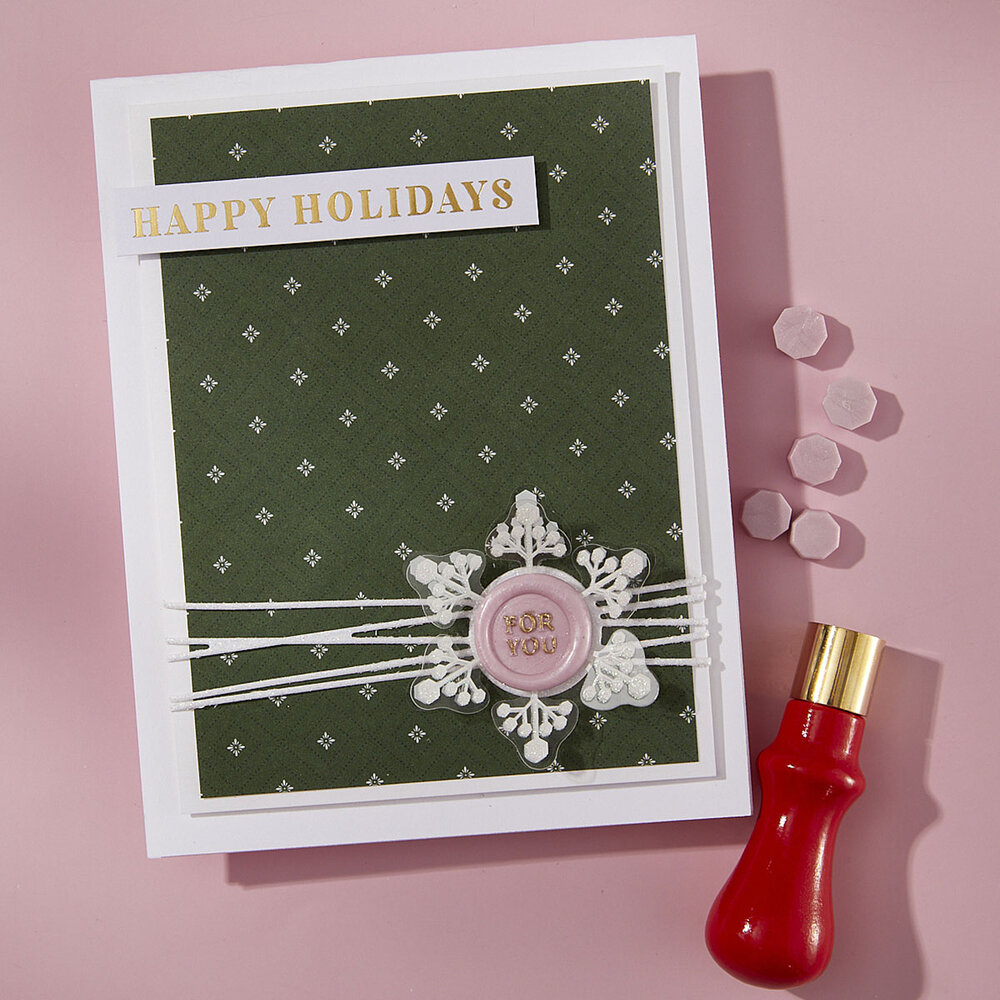 Spellbinders Holiday Magic Mini 3D Wax Seal For You (WSM-007)