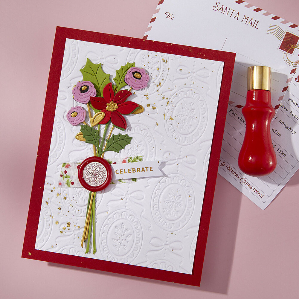 Spellbinders Holiday Magic Mini 3D Wax Seal Snowflake (WSM-008) Spellbinders Holiday Magic Mini 3D Wax Seal Snowflake (WSM-008)