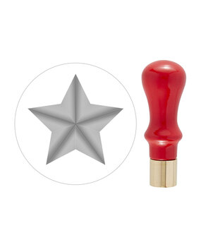 Spellbinders Holiday Magic Mini 3D Wax Seal Super Star (WSM-006)