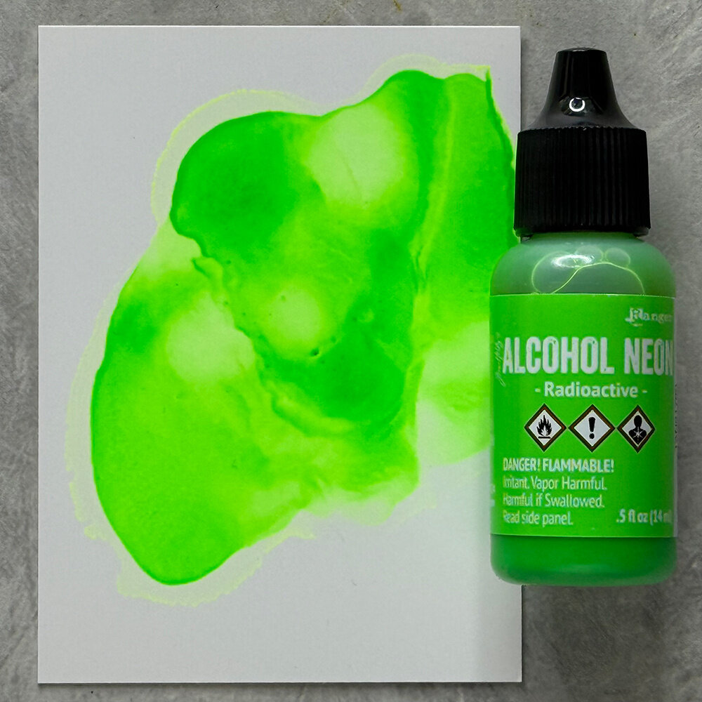 Ranger Tim Holtz Alcohol Ink Neon Radioactive 0.5 oz (TAN91790) Ranger Tim Holtz Alcohol Ink Neon Radioactive 0.5 oz (TAN91790)