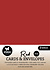 Red A6 Christmas Cards & Envelopes (10pcs) (SL-CO-CE13) (BASIC) Red A6 Christmas Cards & Envelopes (10pcs) (SL-CO-CE13) (BASIC)