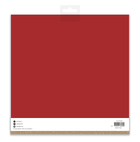 Studio Light Red Cardstock 12x12 Inch Christmas Paper Set (10 sheets) (SL-CO-PS60) (BASIC) Studio Light Red Cardstock 12x12 Inch Christmas Paper Set (10 sheets) (SL-CO-PS60) (BASIC)