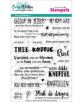 CarlijnDesign Clear Stamps Wijze Woorden 3 (CDST-0155) CarlijnDesign Clear Stamps Wijze Woorden 3 (CDST-0155)