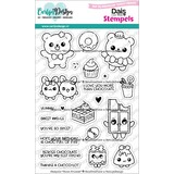 CarlijnDesign Clear Stamps Choco Friends (CDST-0154)