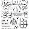 CarlijnDesign Clear Stamps Choco Friends (CDST-0154) CarlijnDesign Clear Stamps Choco Friends (CDST-0154)