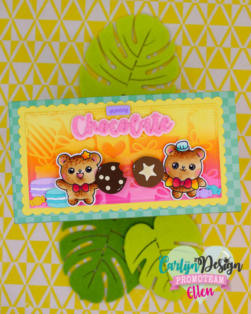 CarlijnDesign Clear Stamps Choco Friends (CDST-0154) CarlijnDesign Clear Stamps Choco Friends (CDST-0154)