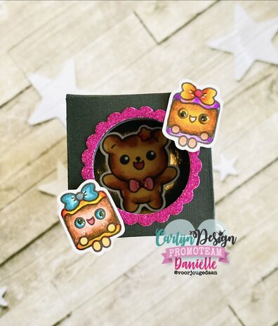 CarlijnDesign Clear Stamps Choco Friends (CDST-0154) CarlijnDesign Clear Stamps Choco Friends (CDST-0154)