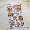 CarlijnDesign Clear Stamps Choco Friends (CDST-0154) CarlijnDesign Clear Stamps Choco Friends (CDST-0154)