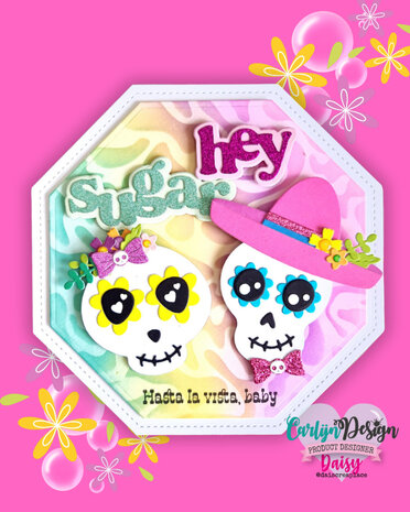CarlijnDesign Clear Stamps Sugar Skulls Teksten (CDST-0152) CarlijnDesign Clear Stamps Sugar Skulls Teksten (CDST-0152)