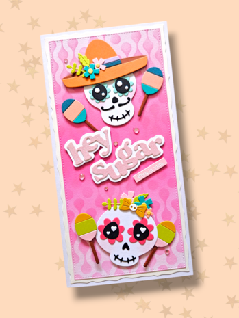 CarlijnDesign Clear Stamps Sugar Skulls Teksten (CDST-0152) CarlijnDesign Clear Stamps Sugar Skulls Teksten (CDST-0152)