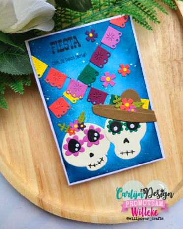 CarlijnDesign Clear Stamps Sugar Skulls Teksten (CDST-0152) CarlijnDesign Clear Stamps Sugar Skulls Teksten (CDST-0152)
