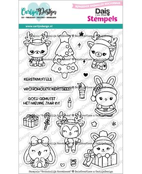 CarlijnDesign Clear Stamps Vrohoholijk Kerstbeest (CDST-0151) CarlijnDesign Clear Stamps Vrohoholijk Kerstbeest (CDST-0151)