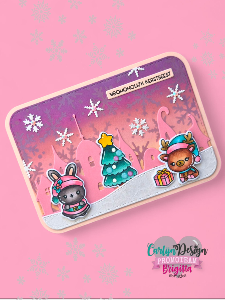CarlijnDesign Clear Stamps Vrohoholijk Kerstbeest (CDST-0151) CarlijnDesign Clear Stamps Vrohoholijk Kerstbeest (CDST-0151)