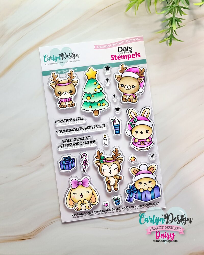 CarlijnDesign Clear Stamps Vrohoholijk Kerstbeest (CDST-0151) CarlijnDesign Clear Stamps Vrohoholijk Kerstbeest (CDST-0151)
