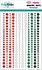 Glitter Enamel Dots Christmas (300pcs) (CDED-0010)