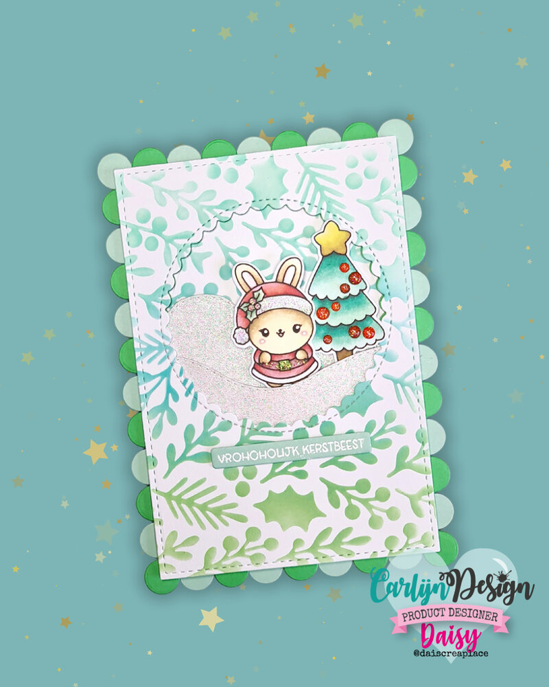 CarlijnDesign Glitter Enamel Dots Christmas (300pcs) (CDED-0010) CarlijnDesign Glitter Enamel Dots Christmas (300pcs) (CDED-0010)