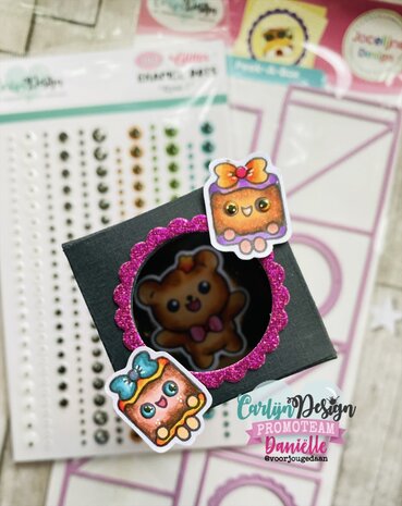 CarlijnDesign Glitter Enamel Dots Eyes 1 (300pcs) (CDED-0012) CarlijnDesign Glitter Enamel Dots Eyes 1 (300pcs) (CDED-0012)
