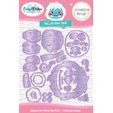 CarlijnDesign Snijmallen Mochi the Yeti (CDJD-0061)